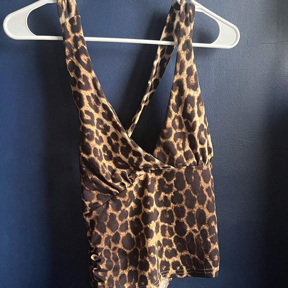 Leopard Print Women's Top